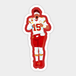 Patrick Mahomes 15 Sticker